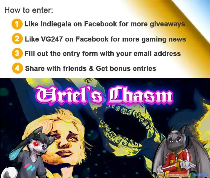 Получаем ключ для игры Uriel's Chasm бесплатно в Steam.