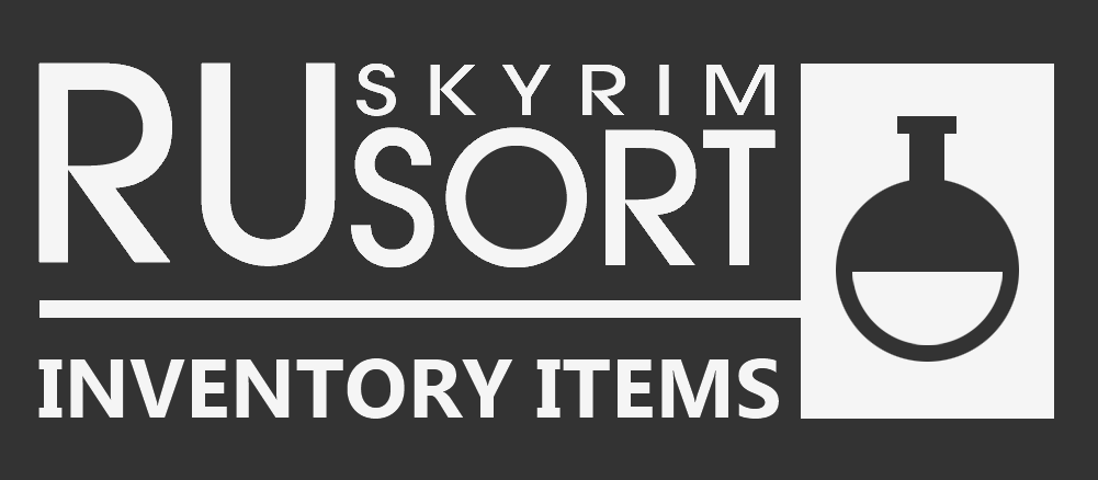 RuSort - Inventory Items