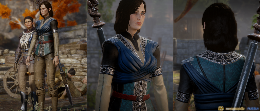 Human Female Skyhold Outfit Retextures