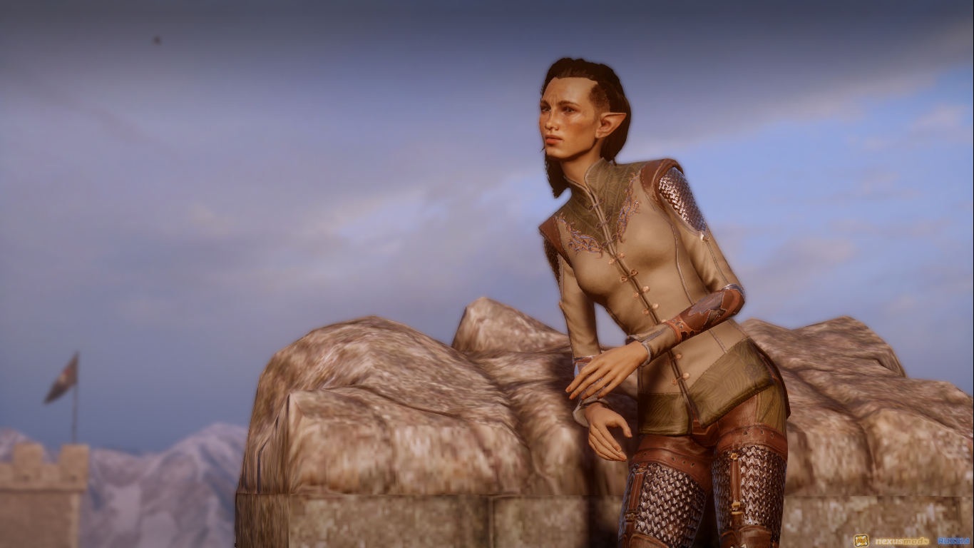 Dalish Elf Skyhold Outfit Retextures