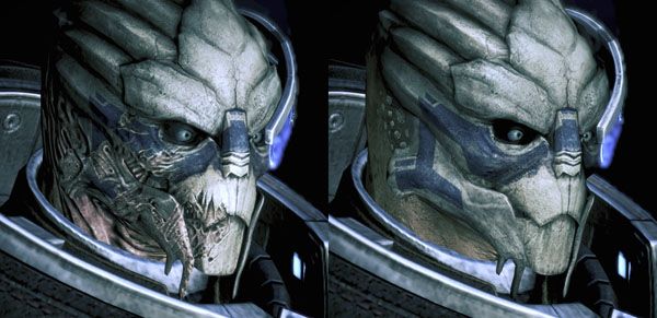 |Mass Effect 3| Гаррус без шрамов