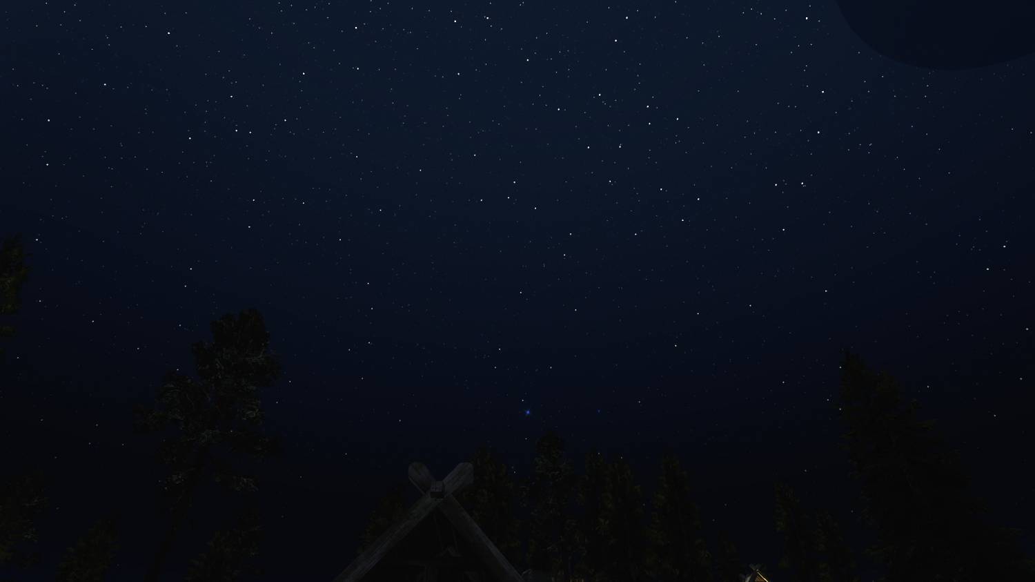 Реалистичные звёзды на ночном небе в Skyrim
