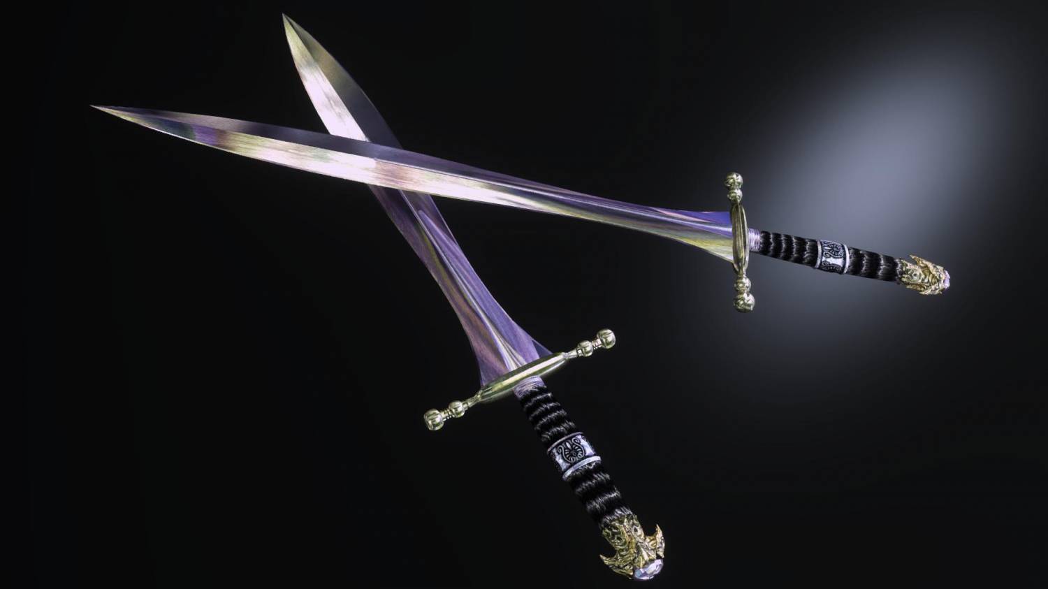 Демонический двуручный и одноручный меч